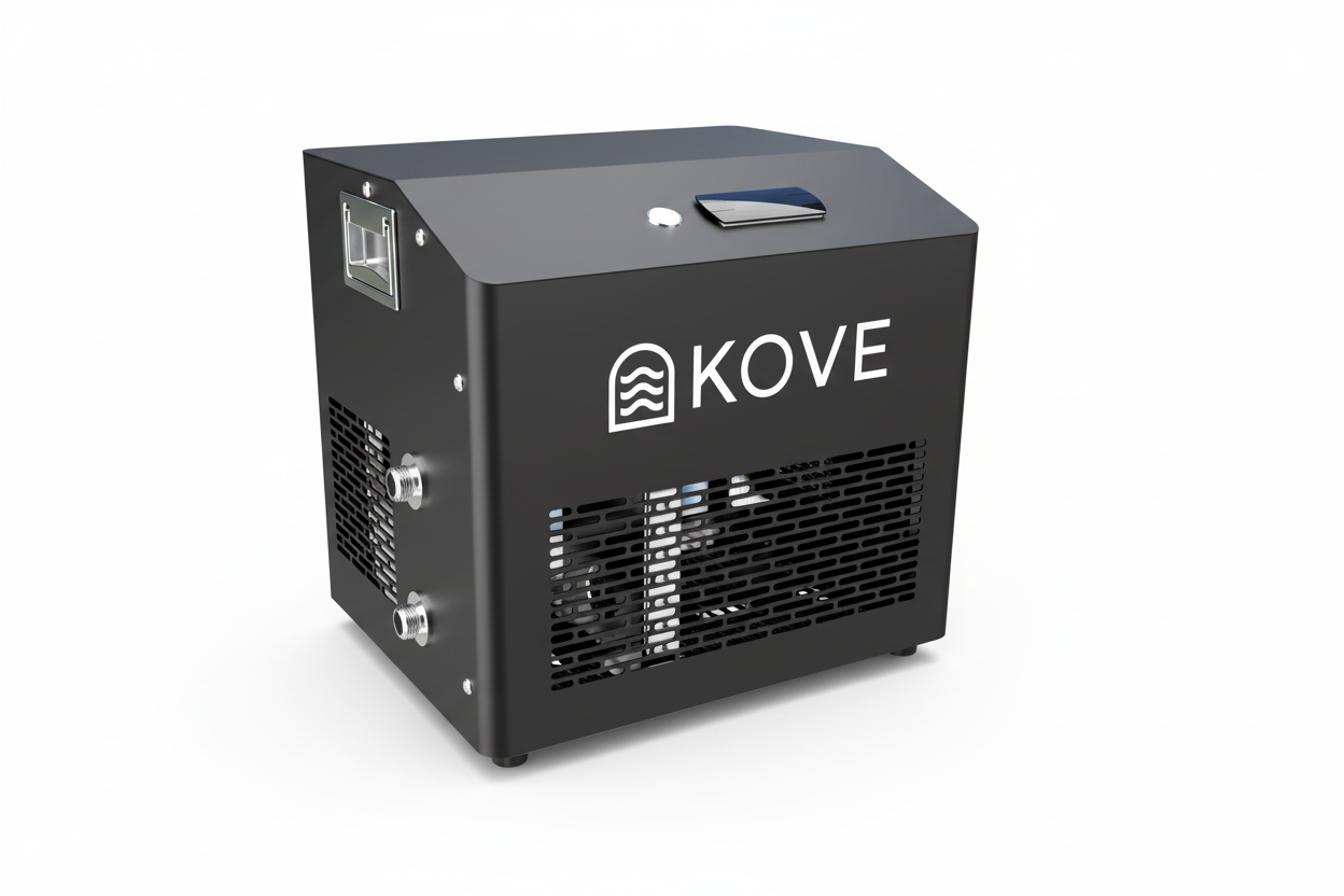 KOVE Core 0.5HP Ice Bath Chiller – Smart Temperature Controlled Cooling System