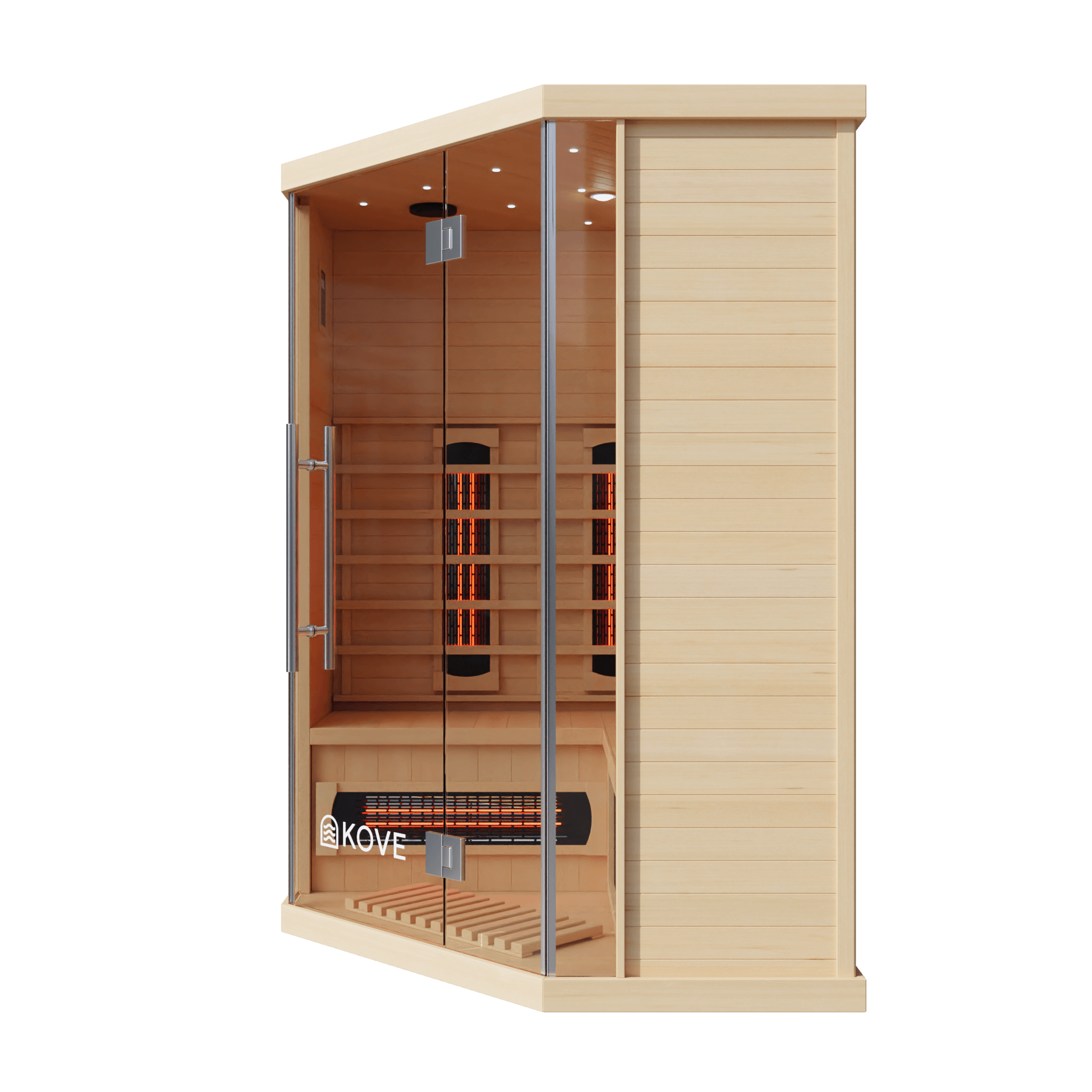 KOVE Corner Full Spectrum Infrared Sauna – Luxury 3–4 Person Sauna