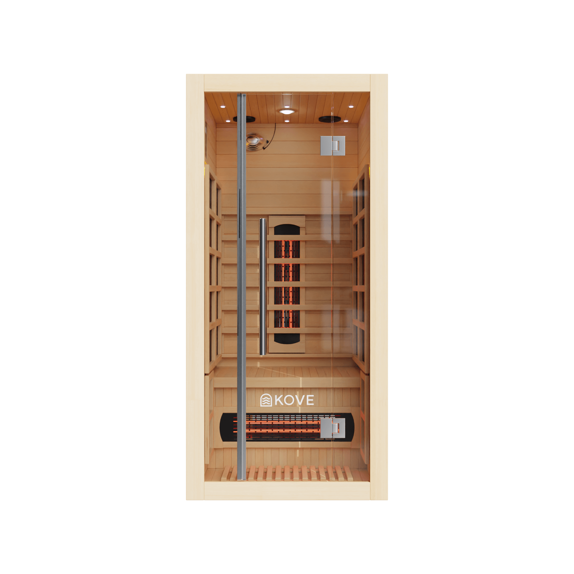 KOVE Full Spectrum Infrared Sauna – Luxury 1 Person Home Sauna