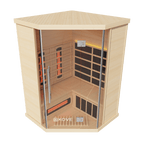 KOVE Corner Full Spectrum Infrared Sauna – Luxury 3–4 Person Sauna