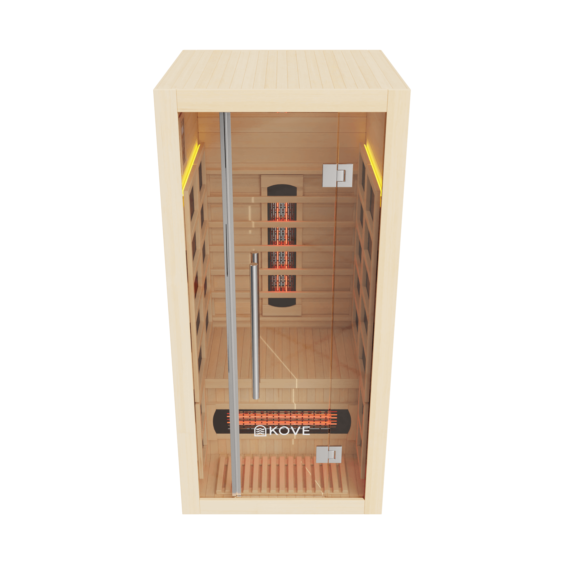 KOVE Full Spectrum Infrared Sauna – Luxury 1 Person Home Sauna