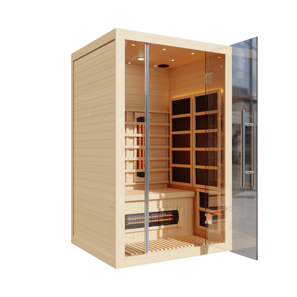 KOVE Full Spectrum Infrared Sauna – Luxury 2 Person Sauna