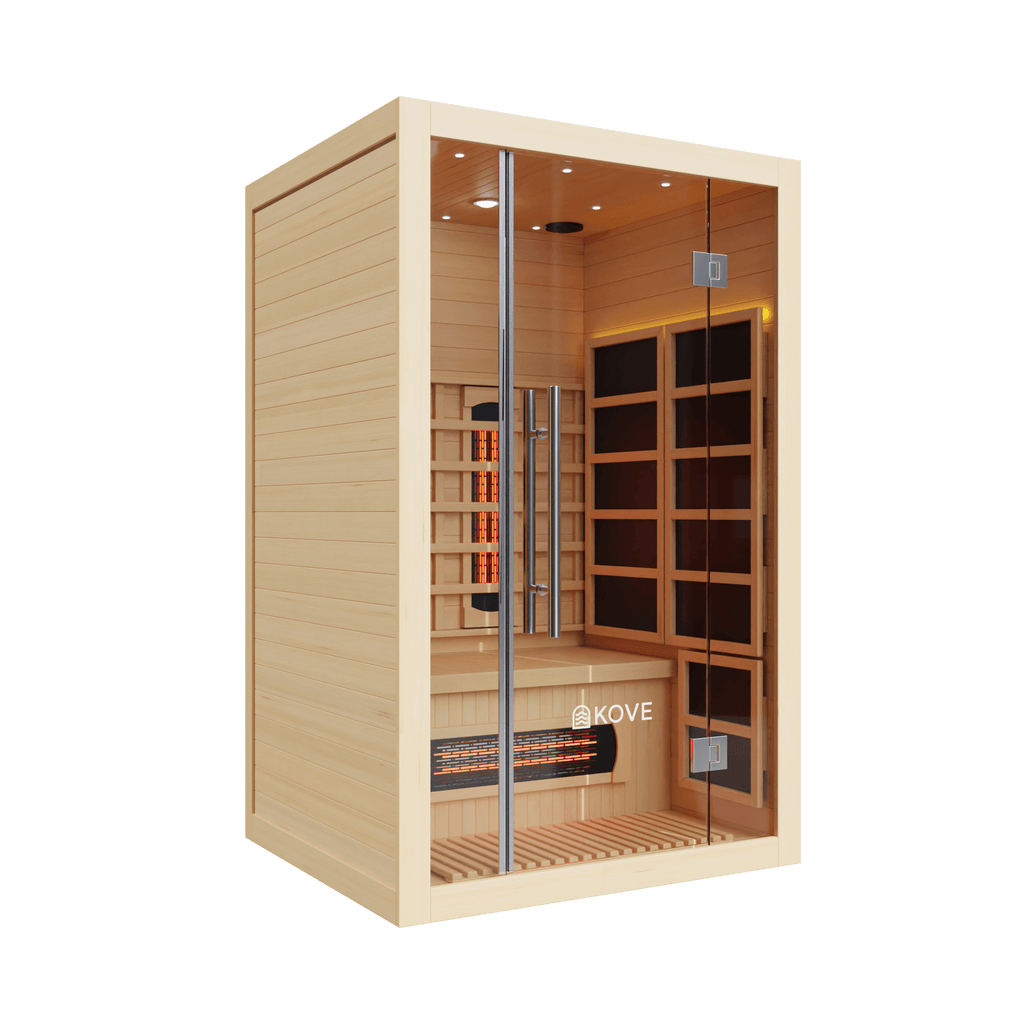 KOVE Full Spectrum Infrared Sauna – Luxury 2 Person Sauna