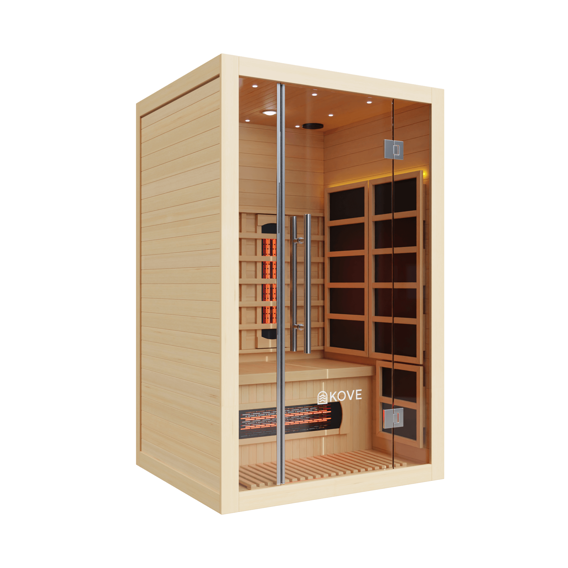 KOVE Full Spectrum Infrared Sauna – Luxury 2 Person Sauna