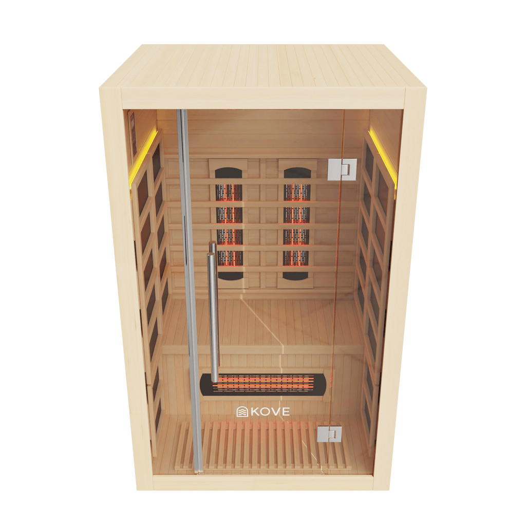 KOVE Full Spectrum Infrared Sauna – Luxury 2 Person Sauna