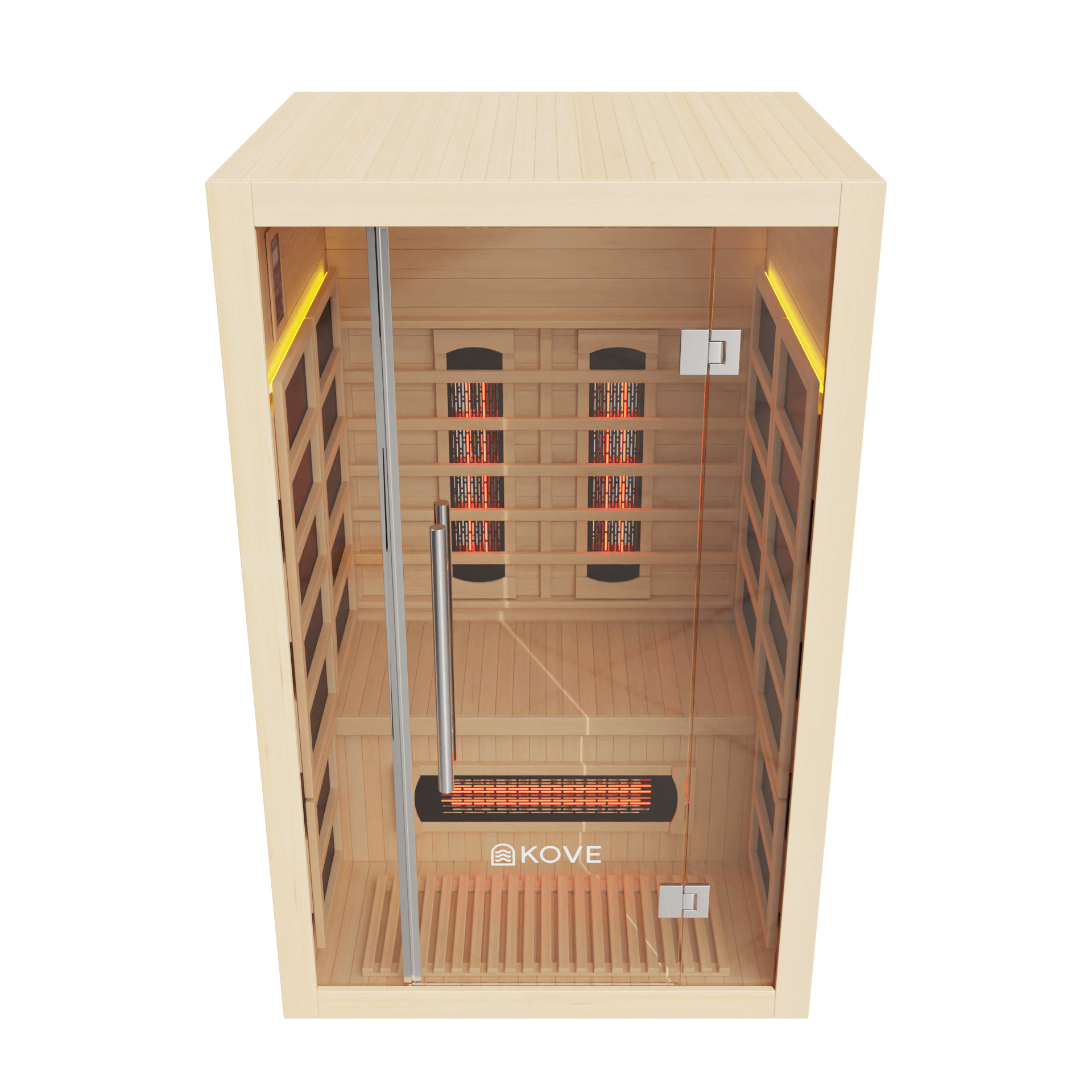 KOVE Full Spectrum Infrared Sauna – Luxury 2 Person Sauna