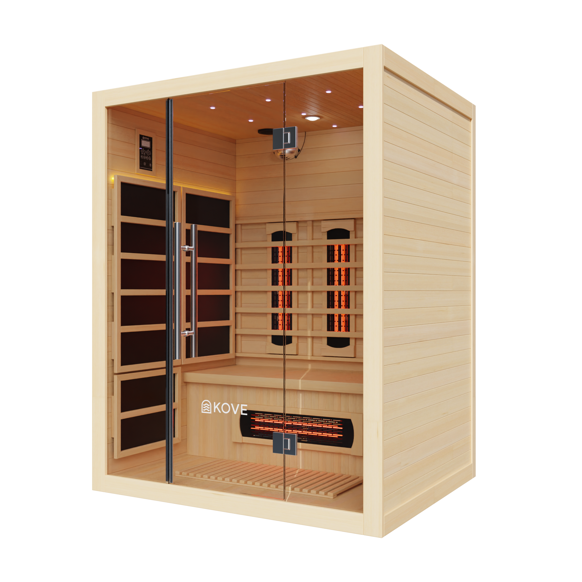 KOVE Full Spectrum Infrared Sauna – Luxury 3 Person Sauna