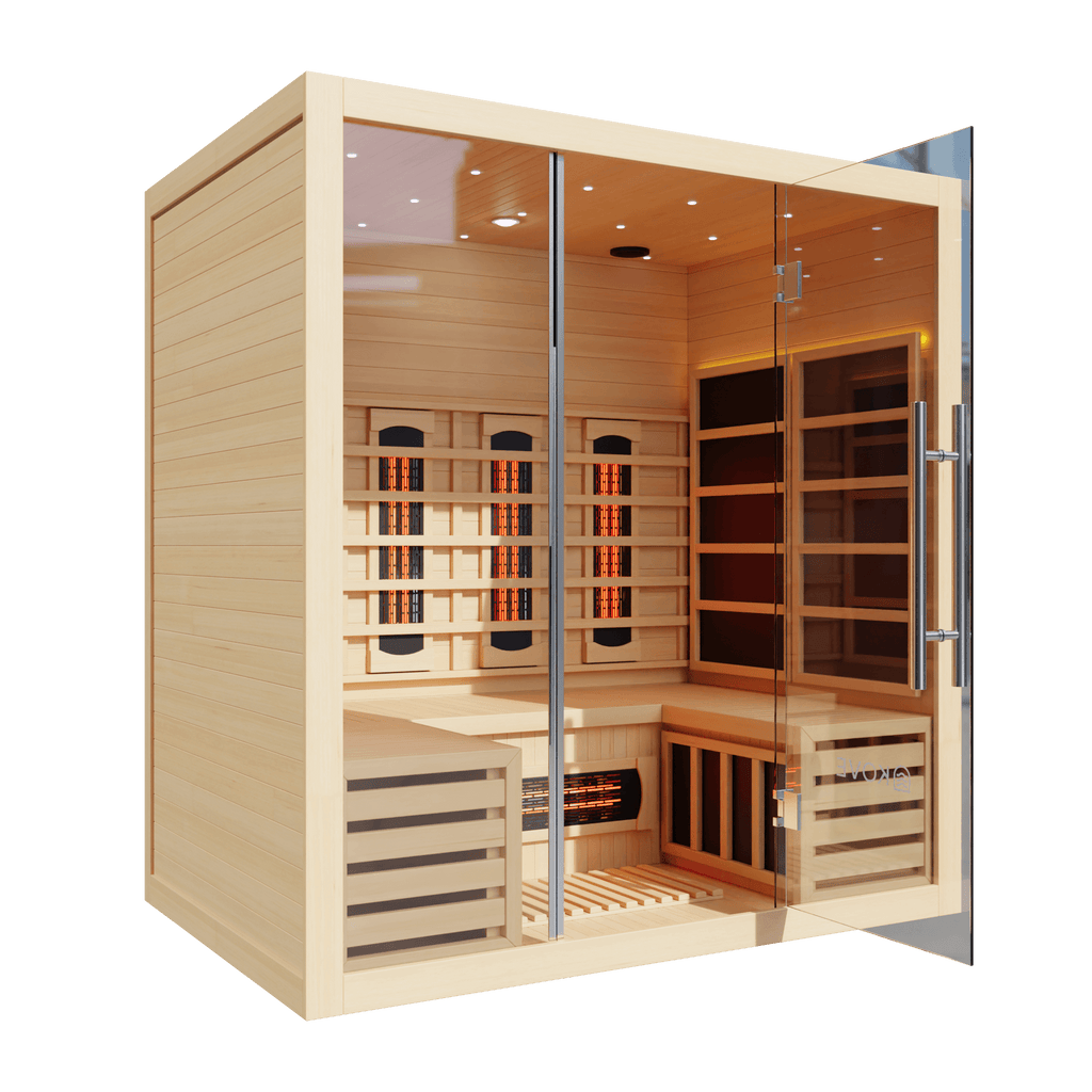 KOVE Full Spectrum Infrared Sauna – Luxury 4 Person Sauna