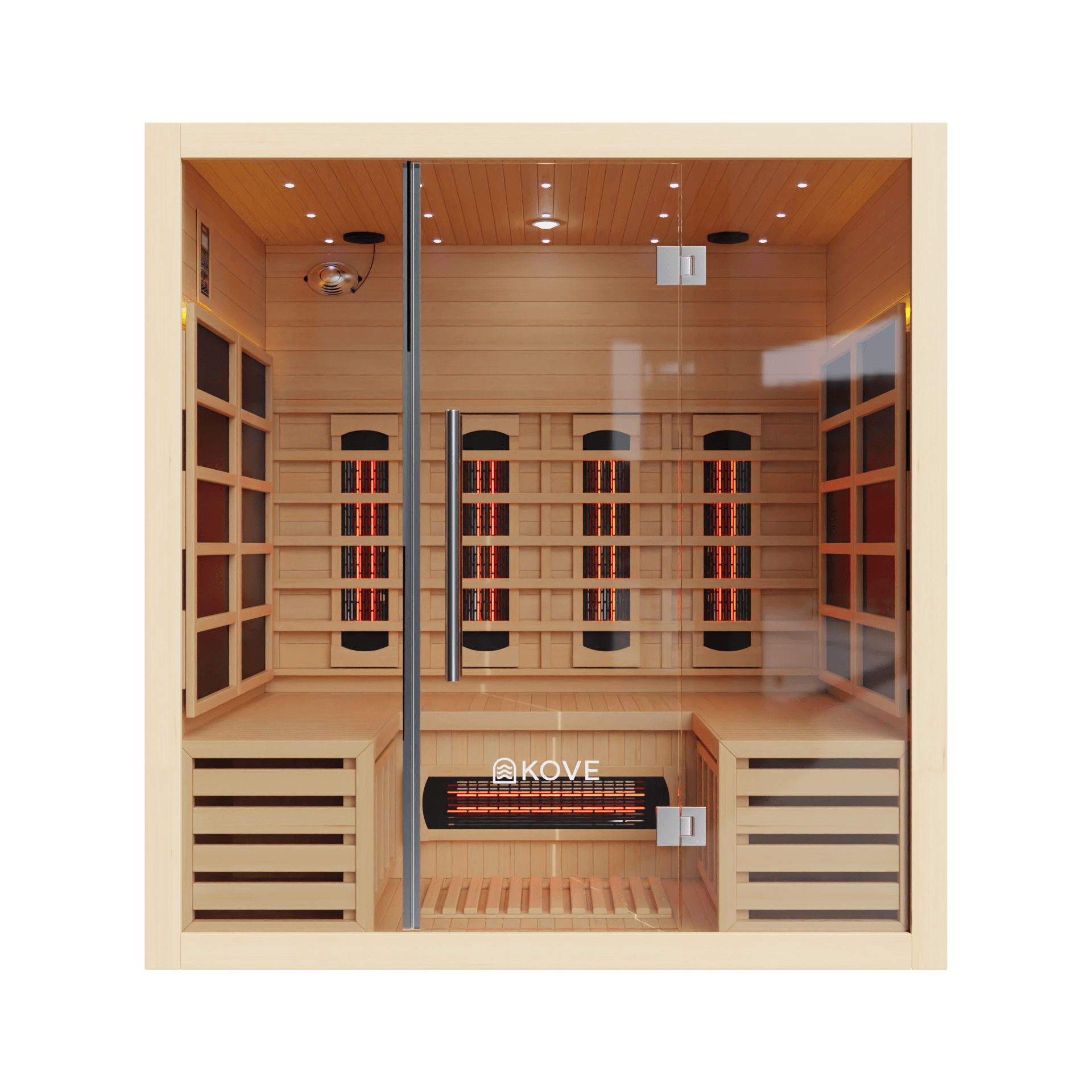KOVE Full Spectrum Infrared Sauna – Luxury 4 Person Sauna