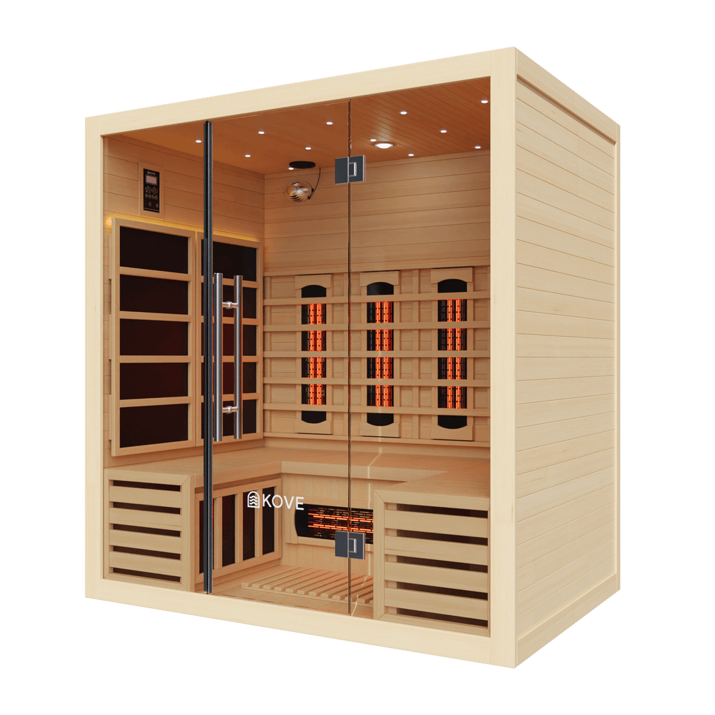 KOVE Full Spectrum Infrared Sauna – Luxury 4 Person Sauna