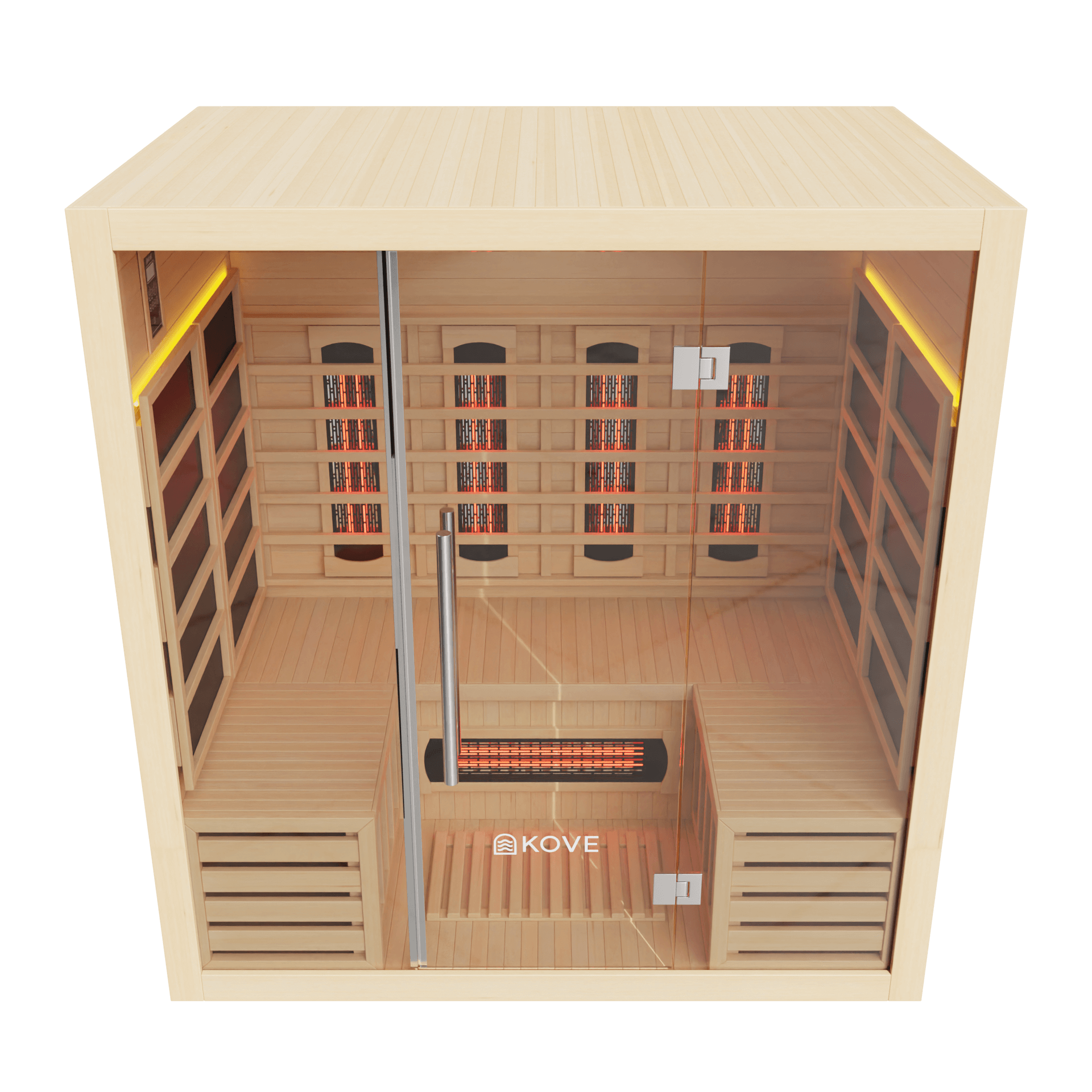 KOVE Full Spectrum Infrared Sauna – Luxury 4 Person Sauna