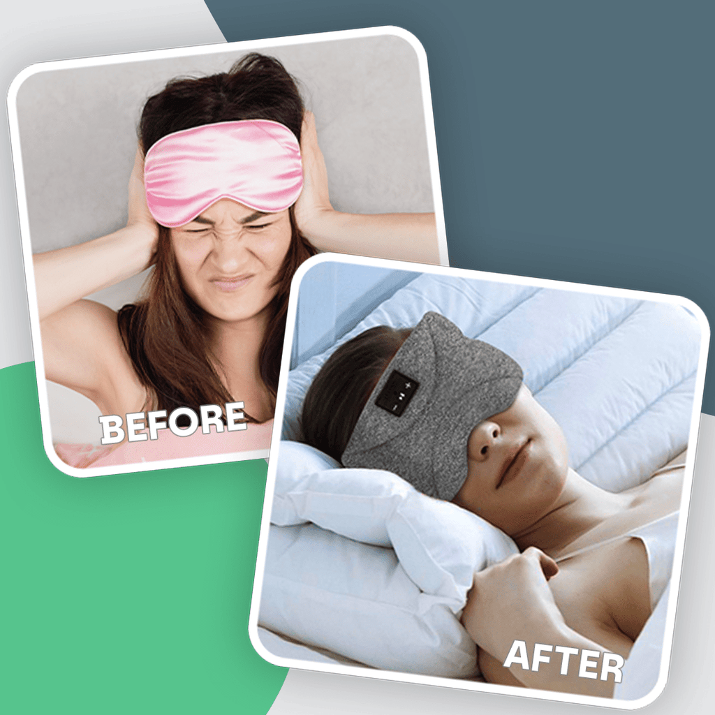 Snooze Therapy Smart Bluetooth 360° Sleep Mask for Total Blackout
