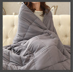 SnugCraft Weighted Blanket – Stress Relief Quilt for Anxiety & Better Sleep