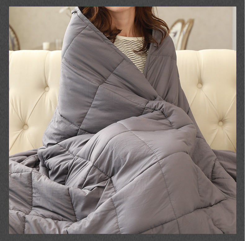 SnugCraft Weighted Blanket – Stress Relief Quilt for Anxiety & Better Sleep