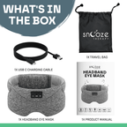 Snooze Therapy Smart Bluetooth 360° Sleep Mask for Total Blackout