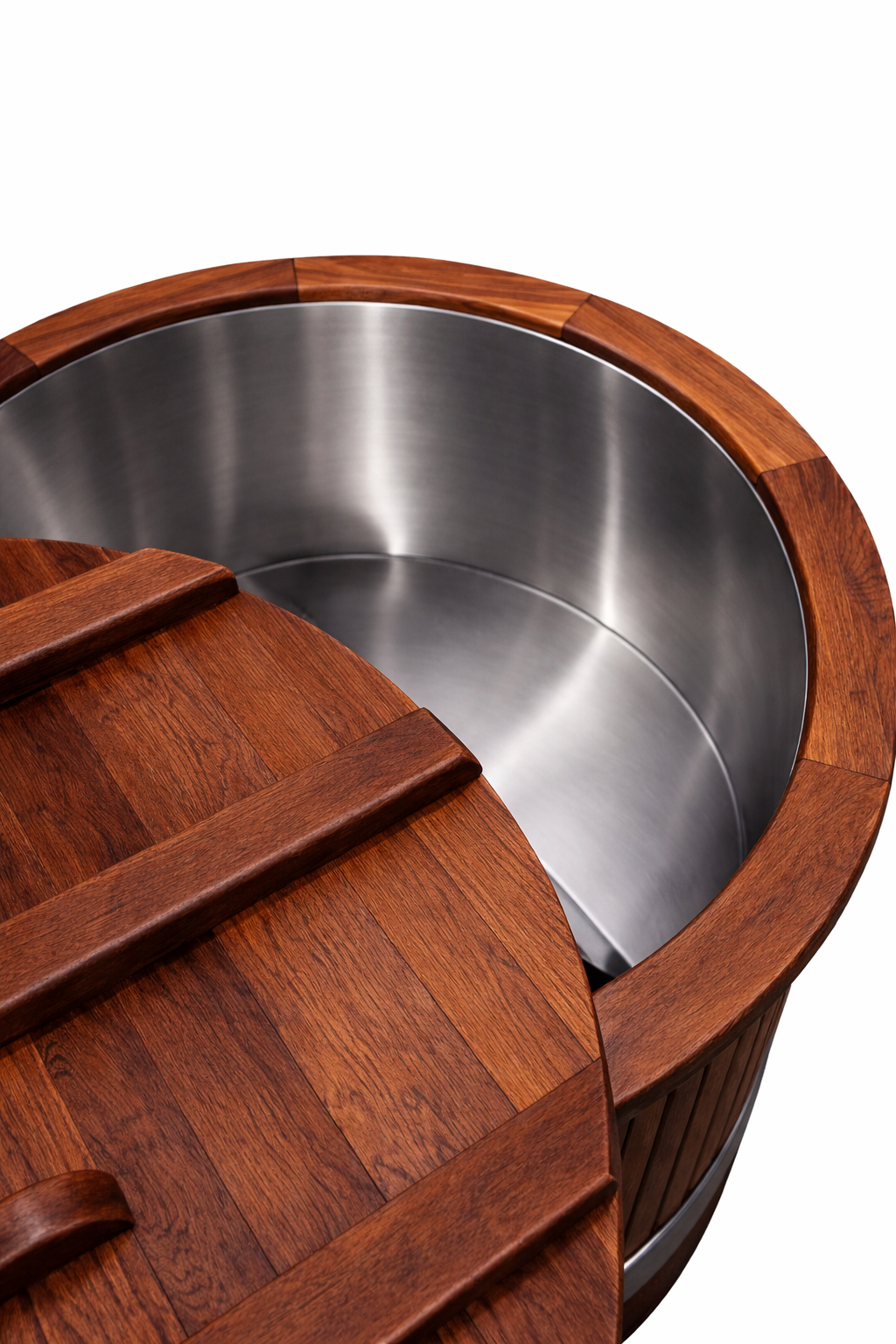 KOVE Cedar Ice Bath – Premium Upright Cold Plunge Tub