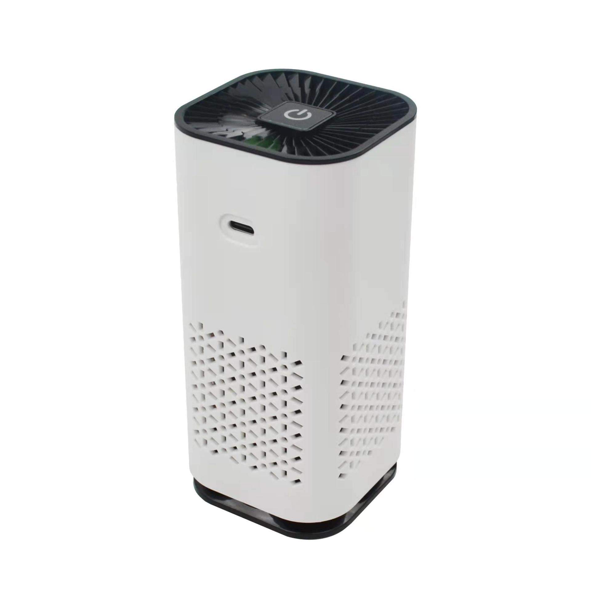 Portable Car Air Purifier - Negative Ion Generator for Smoke, Dust & Odors