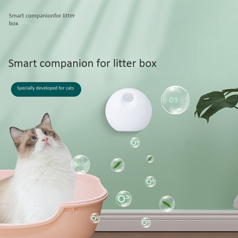 Smart Pet Deodorizer & Air Purifier for Litter Boxes