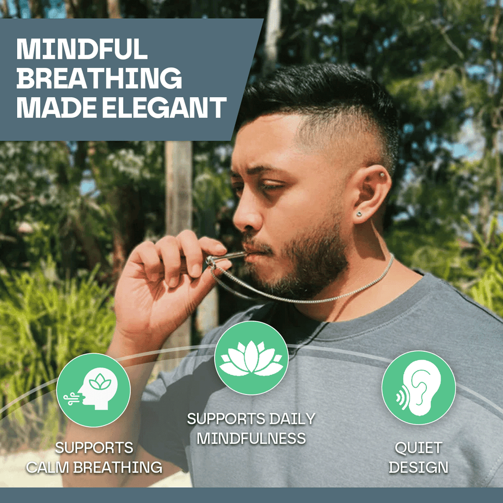 Mindful Breathing Necklace for Stress Relief - Breathlace