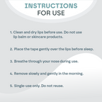 Mouth Sleep Tape for Better Breathing - 30 Pack