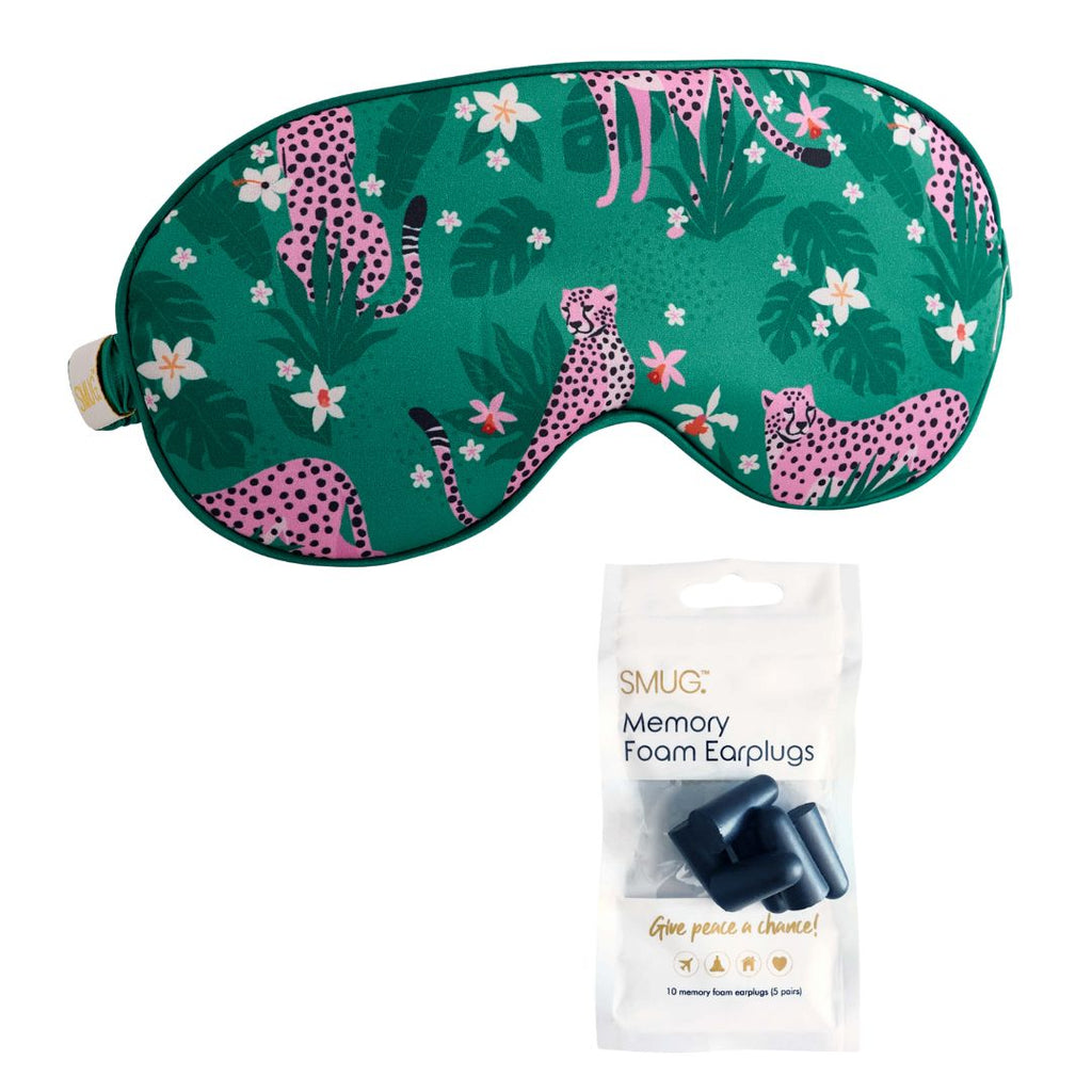 Luxury Satin Sleep Mask – Cheetah Print