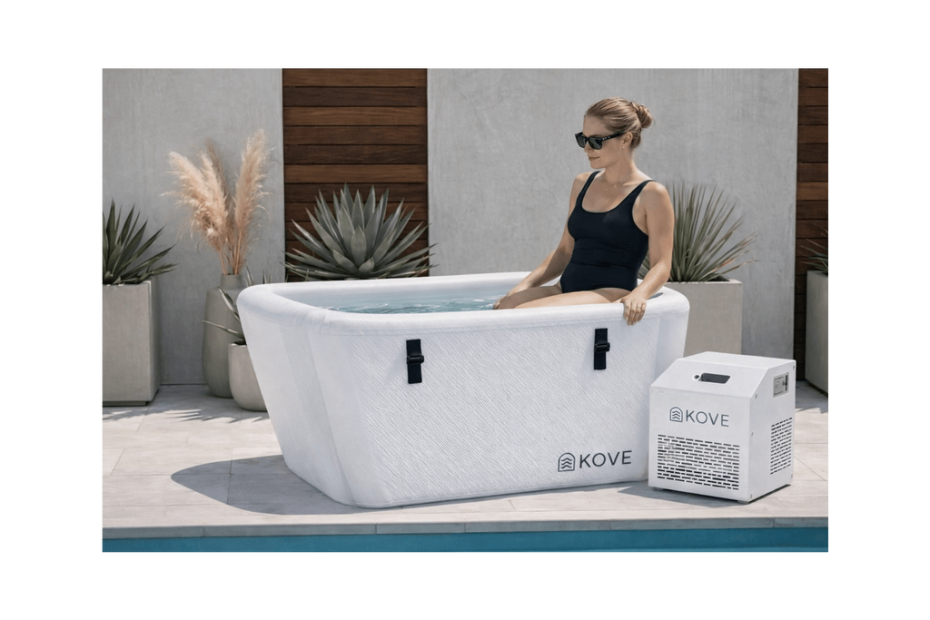 KOVE Elite Ice Bath – Premium Reclined Cold Plunge Tub 450L (Chiller Compatible)
