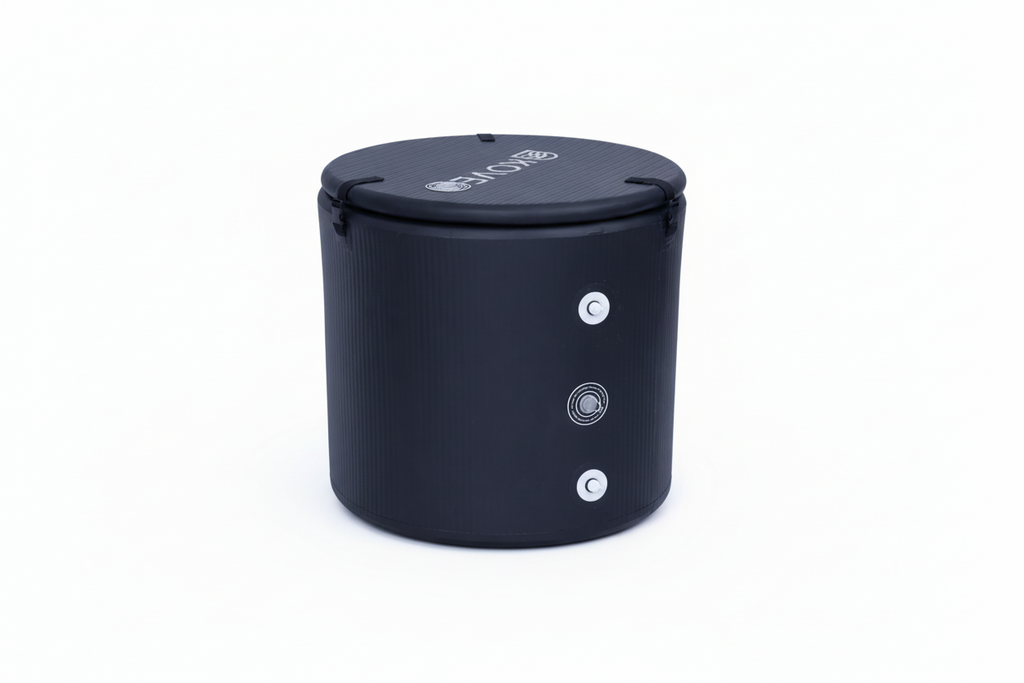 KOVE Core Ice Bath – Premium Upright Cold Plunge Tub 450L (Chiller Compatible)
