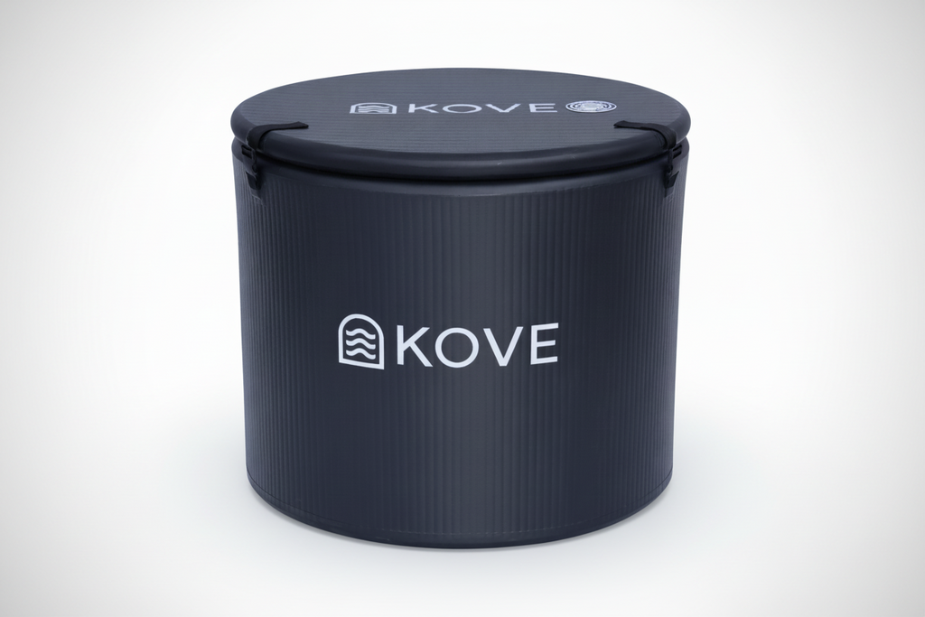 KOVE Core Ice Bath – Premium Upright Cold Plunge Tub 450L (Chiller Compatible)