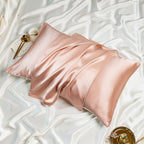 SleepNest Silk Pillowcase – One Pair, Solid Color