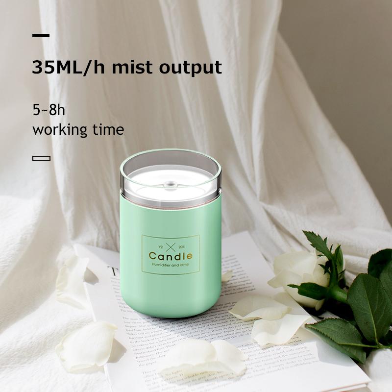 Portable Mini USB Quiet Air Humidifier & Essential Oil Diffuser