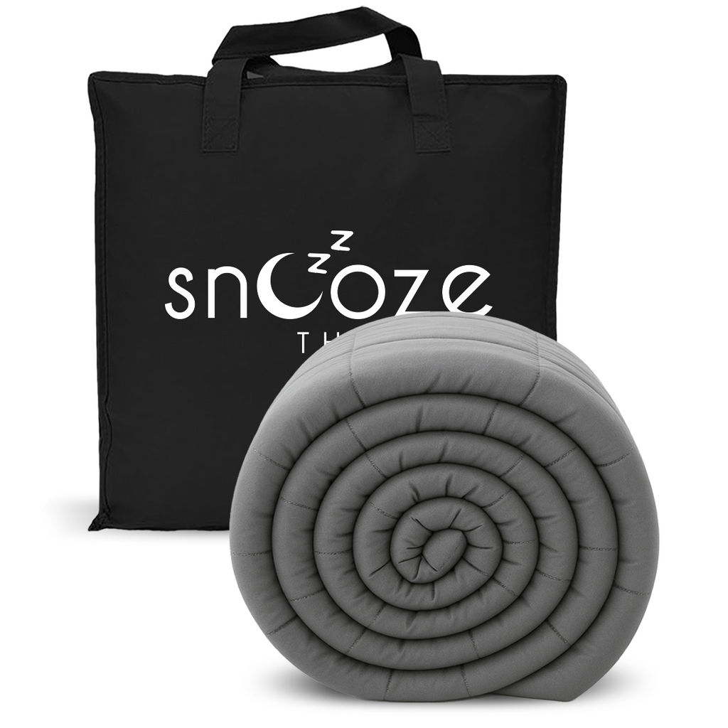 Snooze Therapy Luxury Weighted Blanket for Deep Sleep & Relaxation