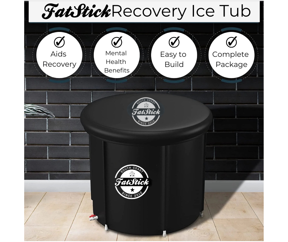 FatStick Recovery Ice Bath: Cold Water Therapy & Plunge Tub (Round/Oval)