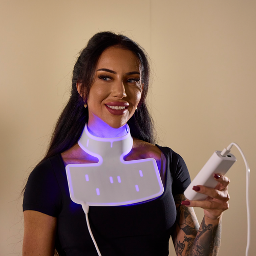 FLOE led red light face neck mask set_2