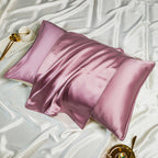 SleepNest Silk Pillowcase – One Pair, Solid Color