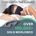 3D Sleep Eye Mask for Total Blackout and Comfort