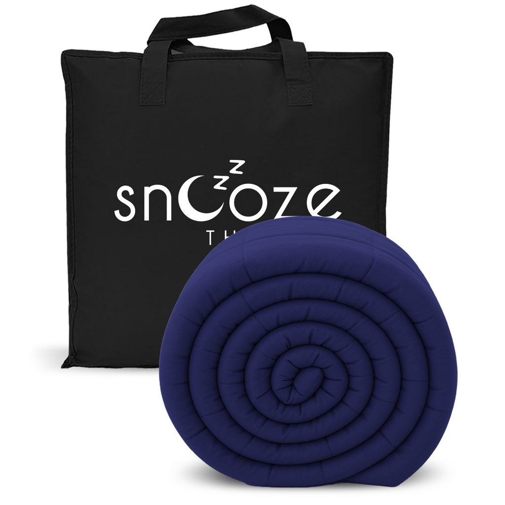 Snooze Therapy Luxury Weighted Blanket for Deep Sleep & Relaxation