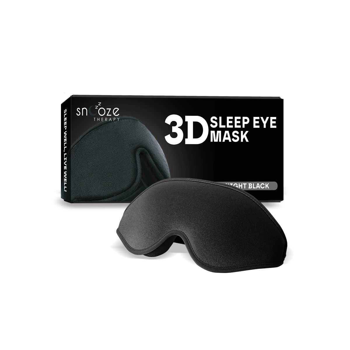3D Sleep Eye Mask for Total Blackout and Comfort