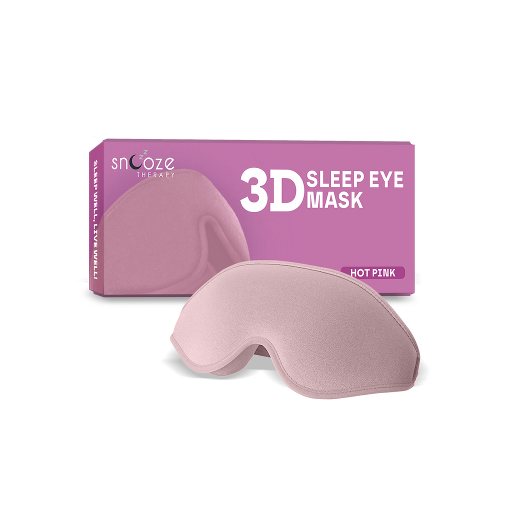 3D Sleep Eye Mask for Total Blackout and Comfort