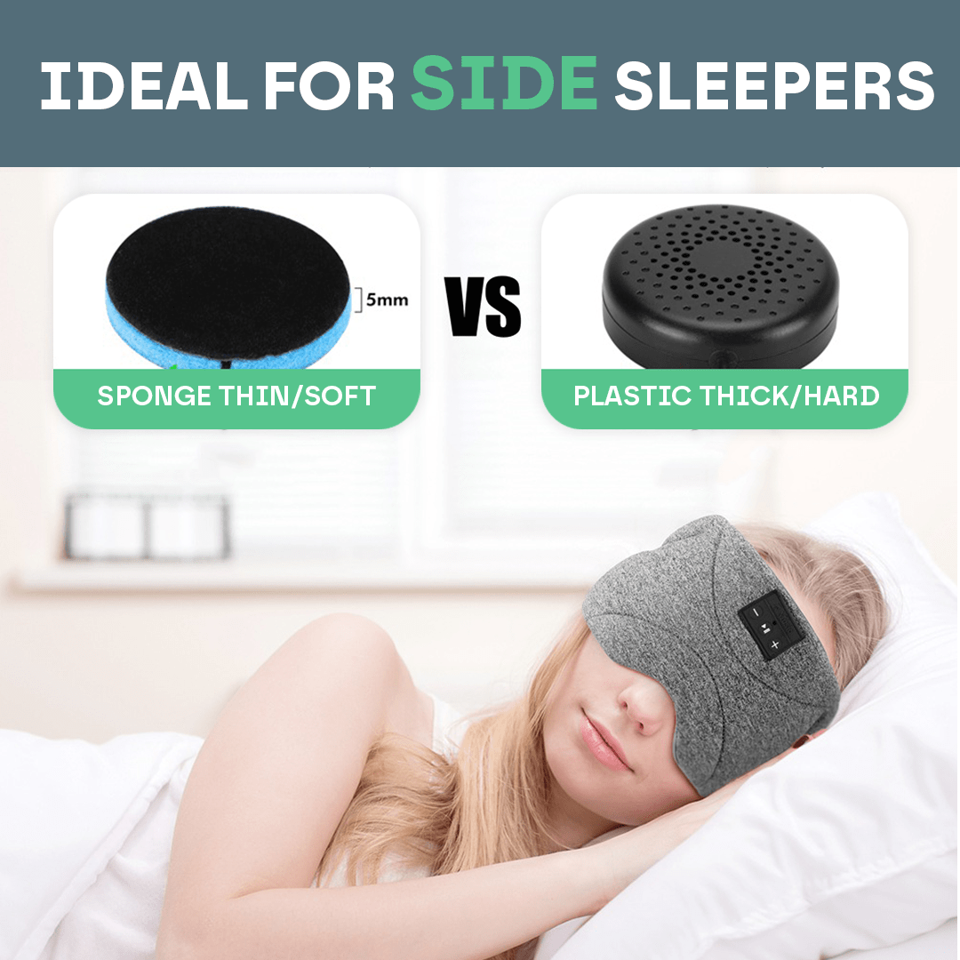 Snooze Therapy Smart Bluetooth 360° Sleep Mask for Total Blackout