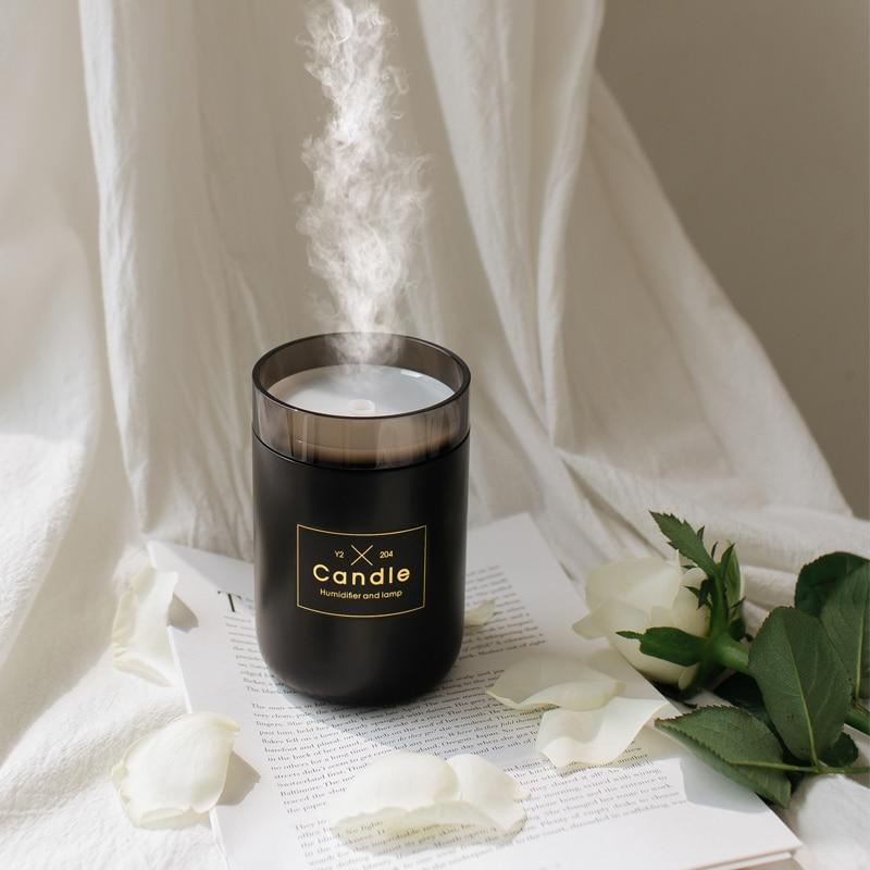 Portable Mini USB Quiet Air Humidifier & Essential Oil Diffuser