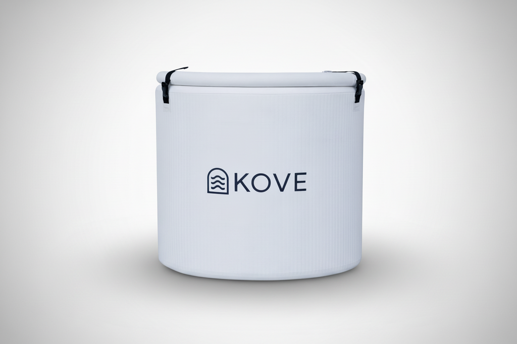 KOVE Core Ice Bath – Premium Upright Cold Plunge Tub 450L (Chiller Compatible)