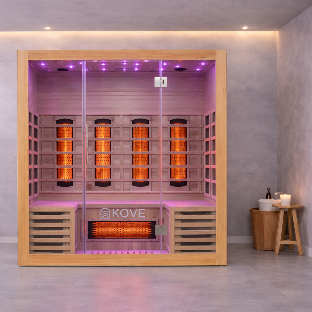 KOVE Full Spectrum Infrared Sauna | 4 Person Sauna