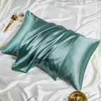 SleepNest Silk Pillowcase – One Pair, Solid Color