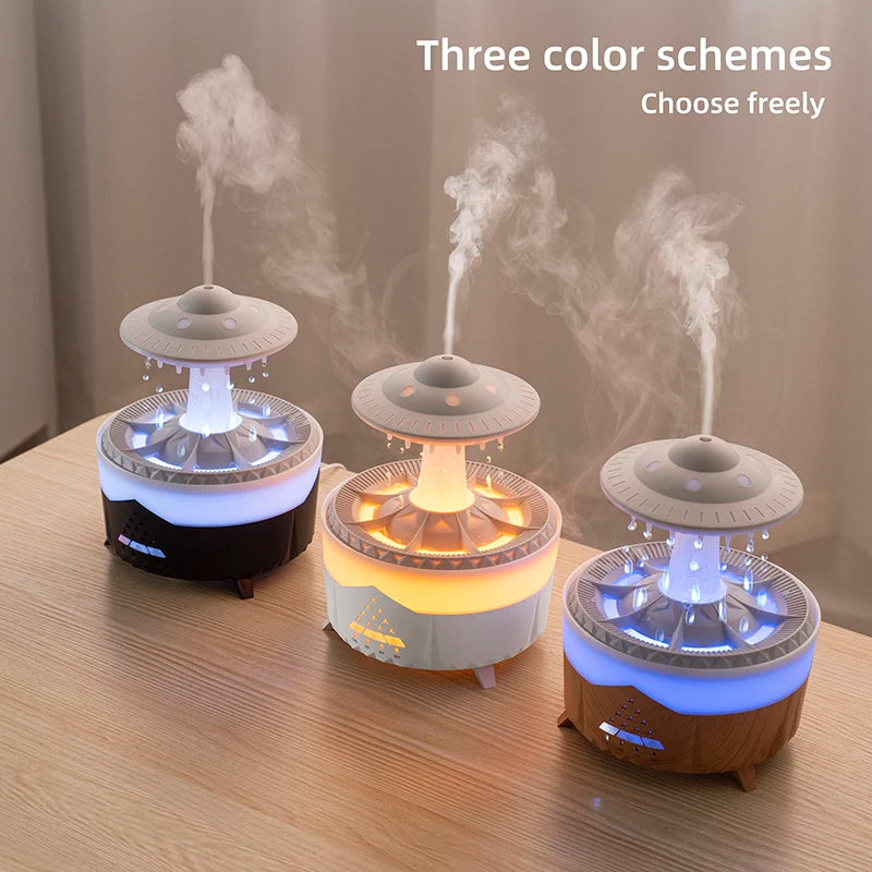 UFO Raindrop Water Diffuser and Humidifier - USB Aroma Mist Maker