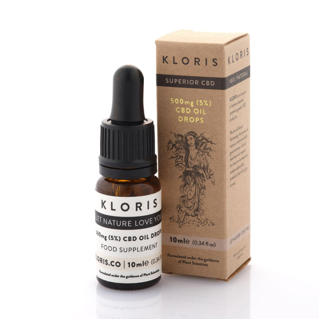 Kloris 500mg CBD Oil Drops for Daily Wellness Support