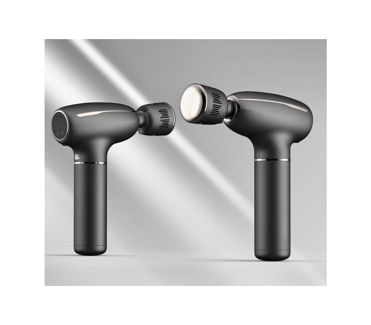 KOVE Hot & Cold Massage Gun with Long Handle – Deep Tissue Recovery Massager