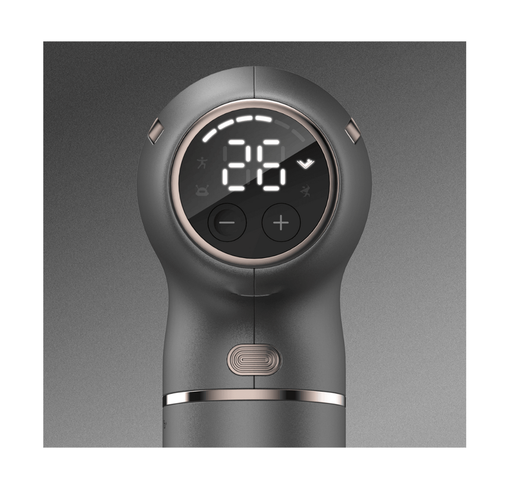 KOVE Hot & Cold Massage Gun with Long Handle – Deep Tissue Recovery Massager