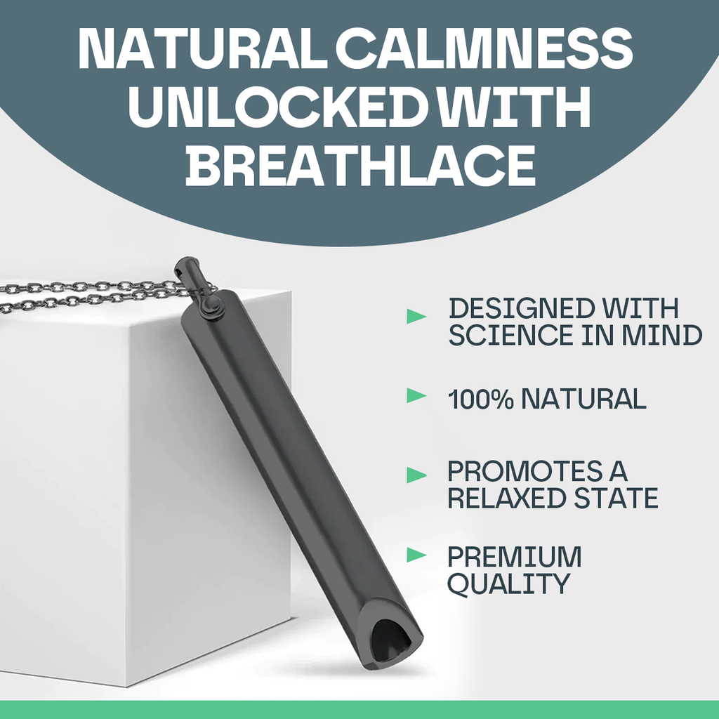 Mindful Breathing Necklace for Stress Relief - Breathlace