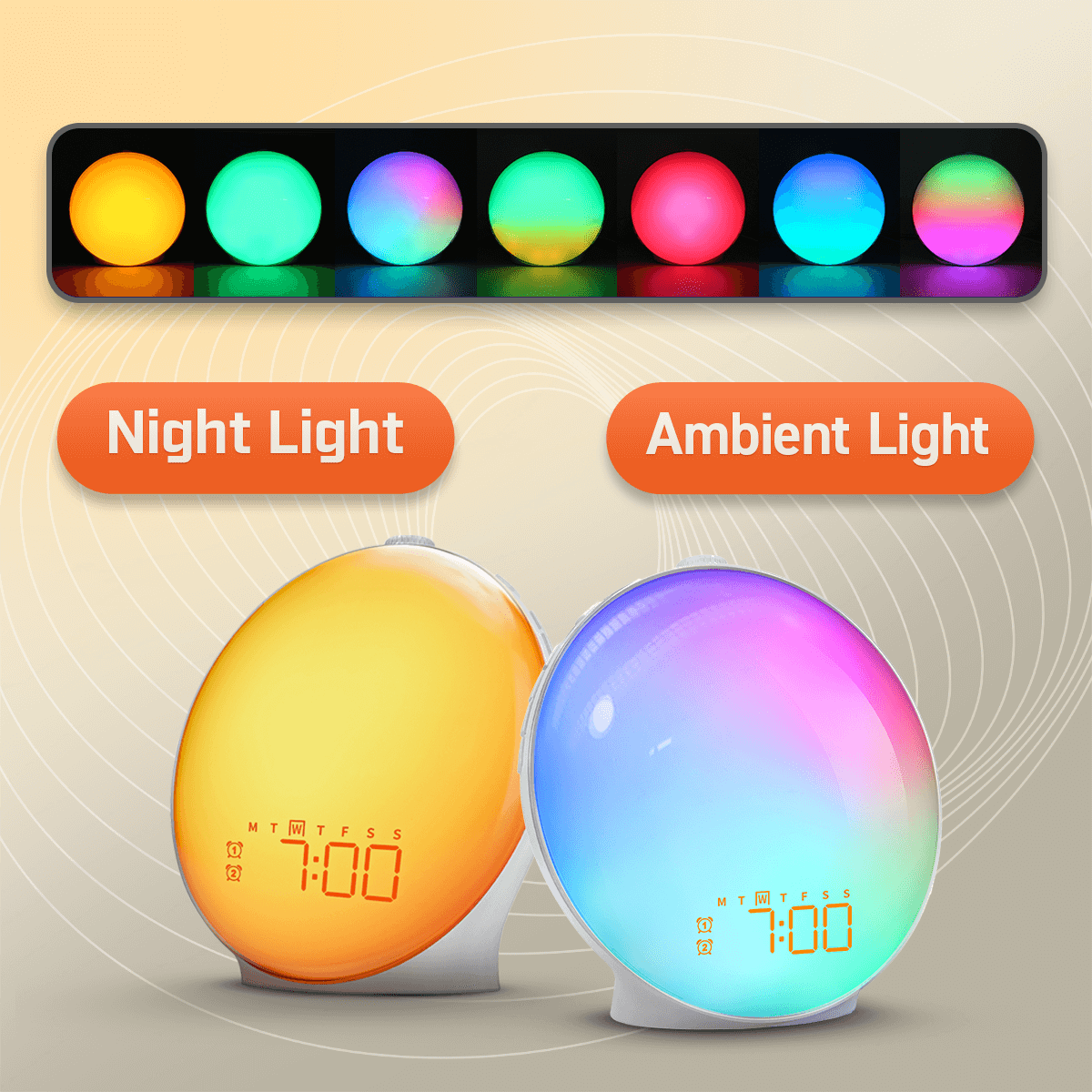 Digital Wake Up Alarm Clock for Healthy Sleep Routines