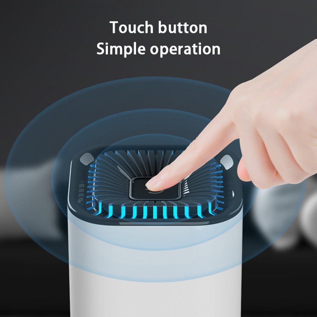 Portable Car Air Purifier - Negative Ion Generator for Smoke, Dust & Odors